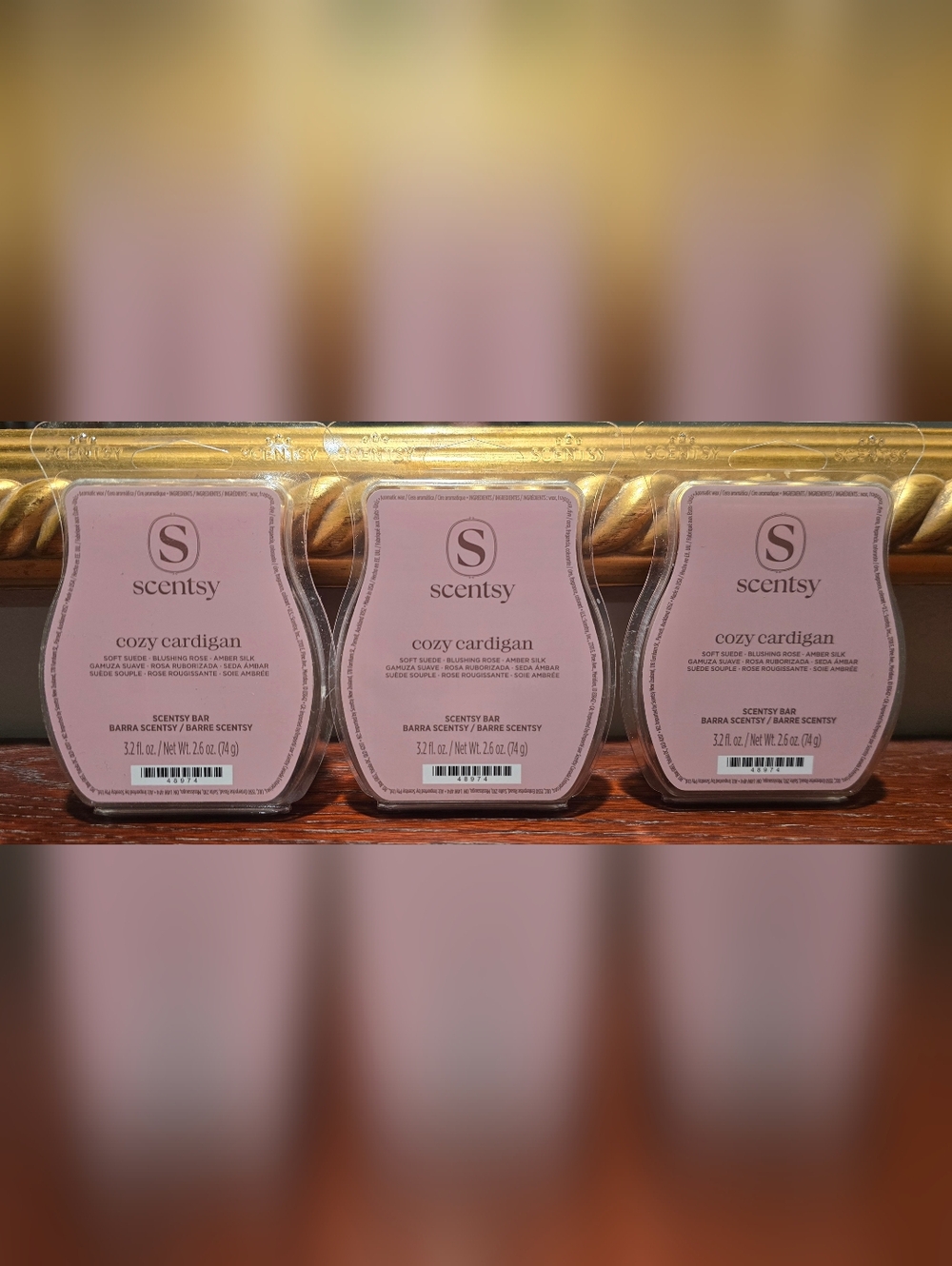 Scentsy Cozy Cardigan Wax Melts (3) *NEW*